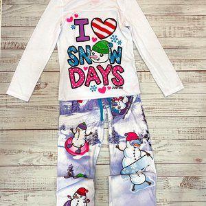 Girls I Love Snow Days Pajamas 2-Piece Set